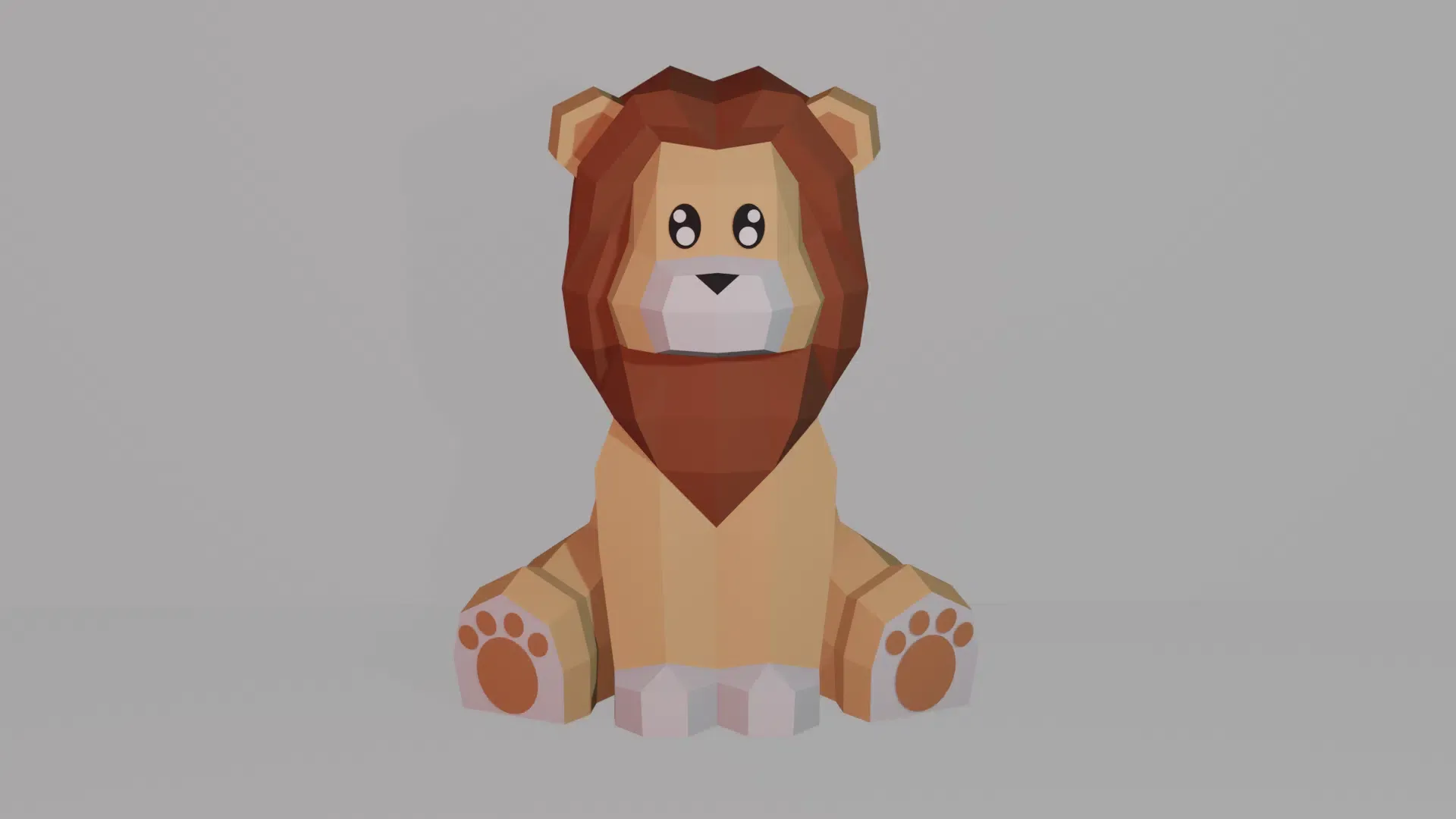 Lion en papercraft 3D – Image 4