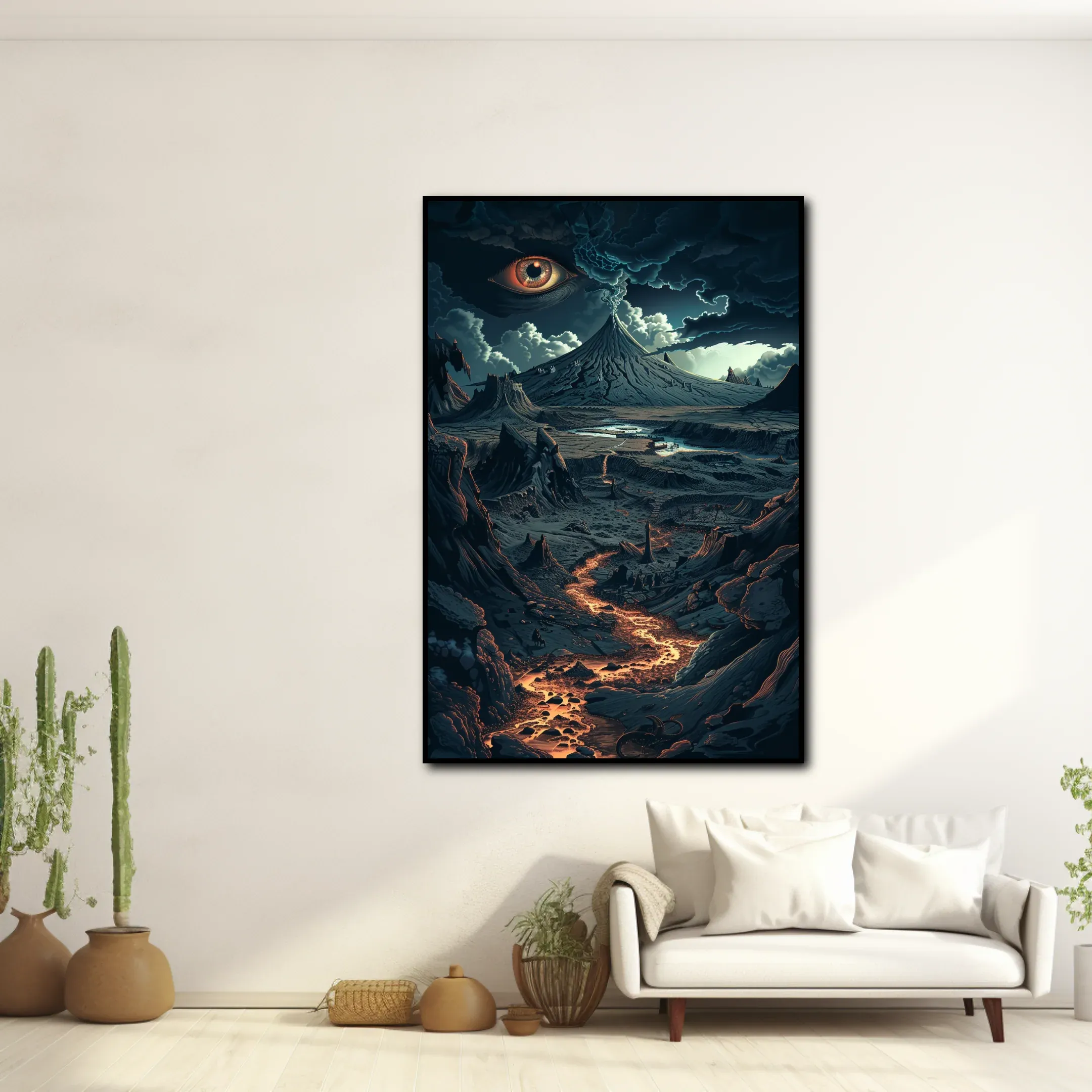 Tableau Seigneur des Anneaux Le Mordor – Image 2