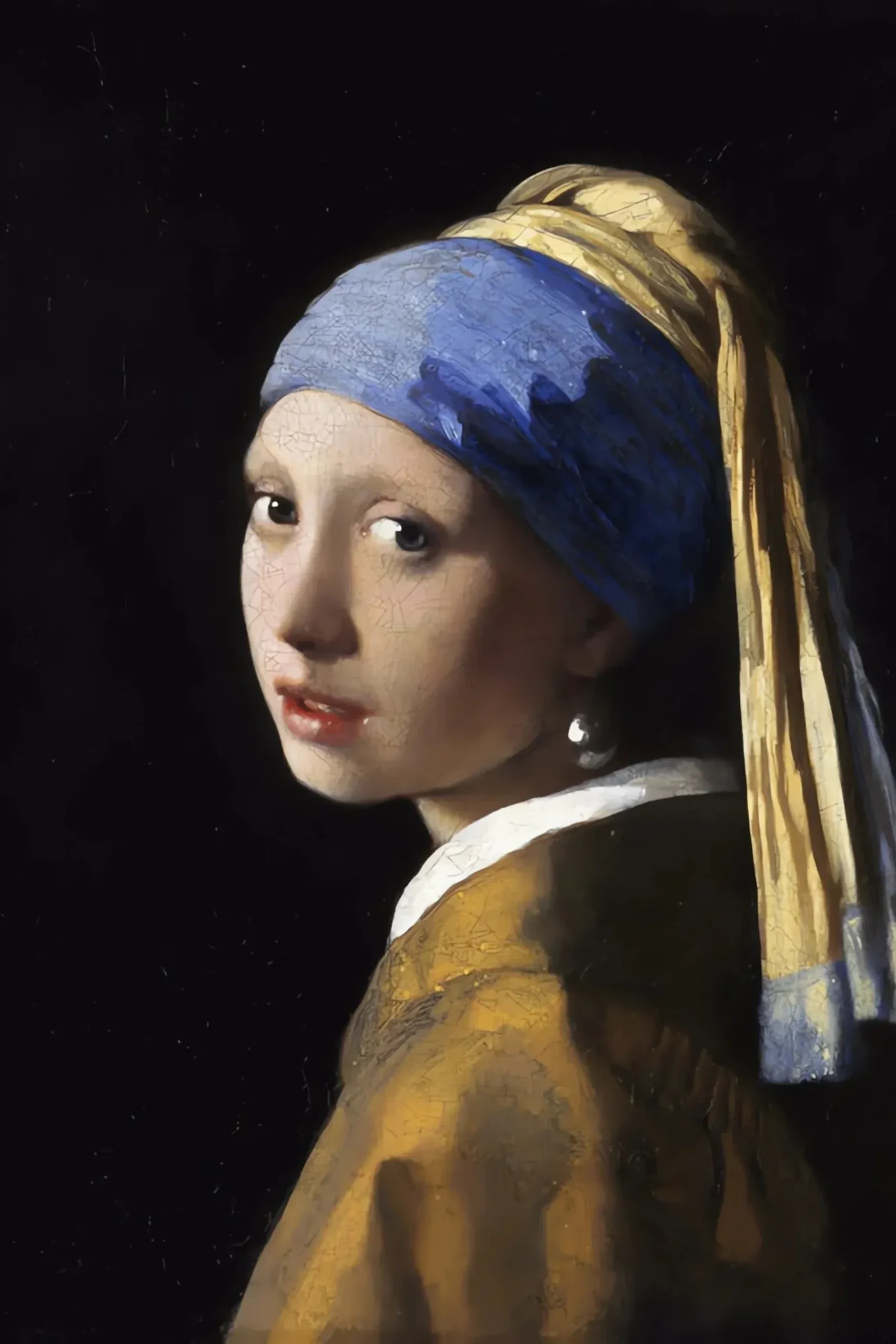 Jeune fille à la perle - Johannes Vermeer – Image 3