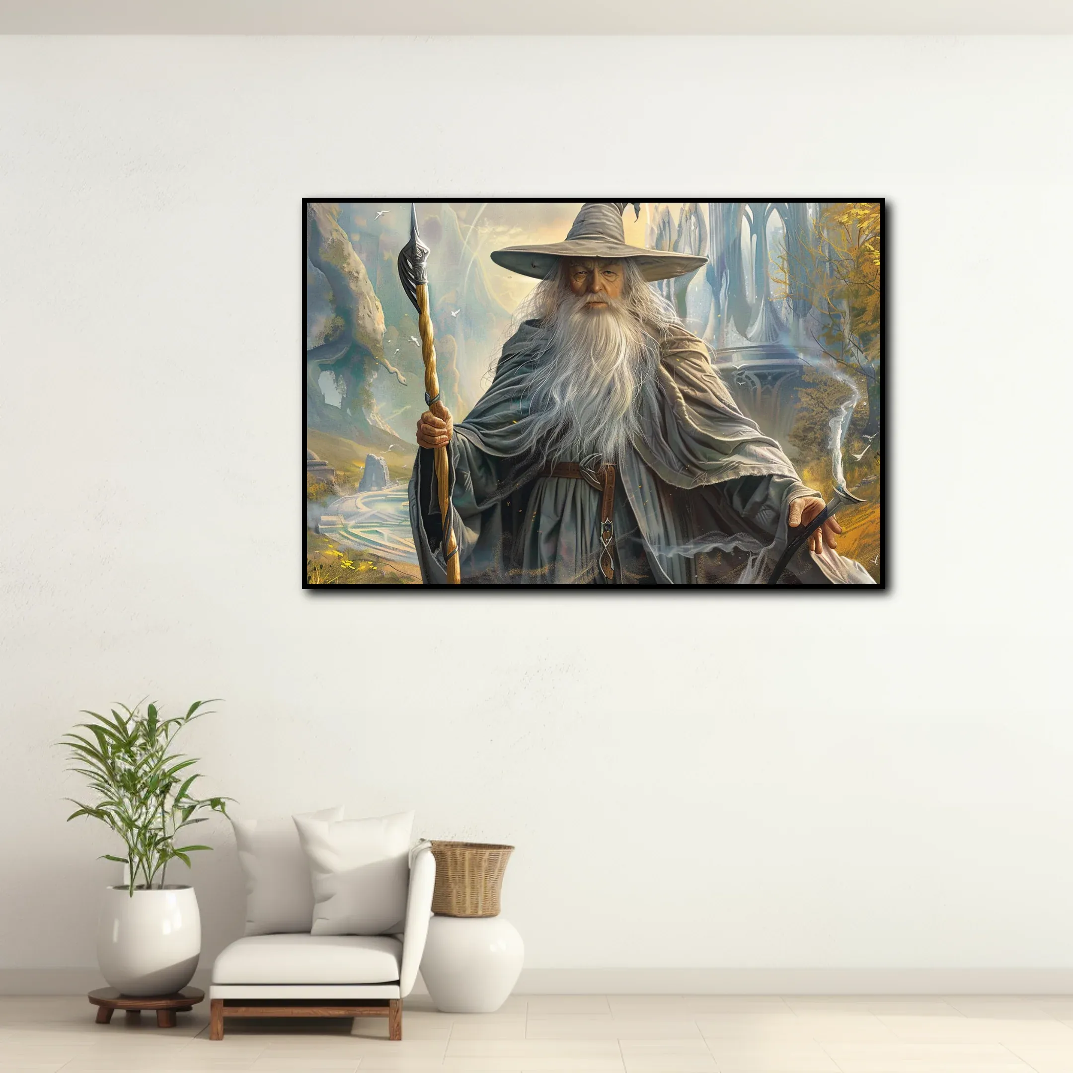 Tableau Seigneur des Anneaux Gandalf – Image 2