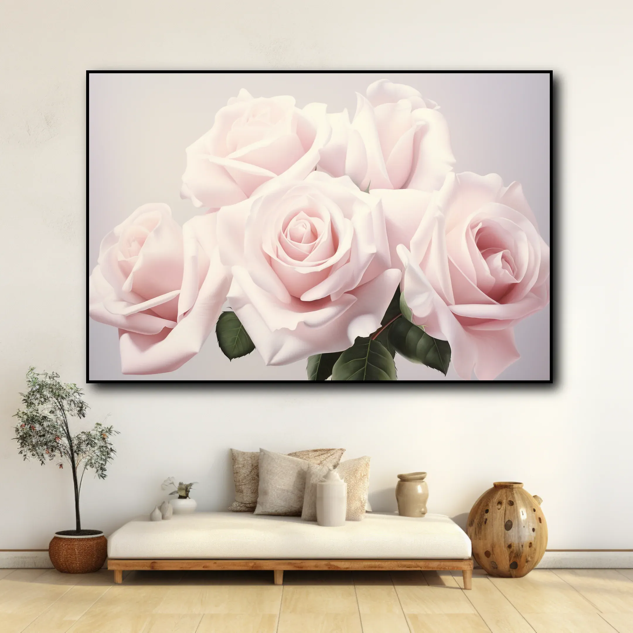 Tableau Scandinave Rose – Image 2