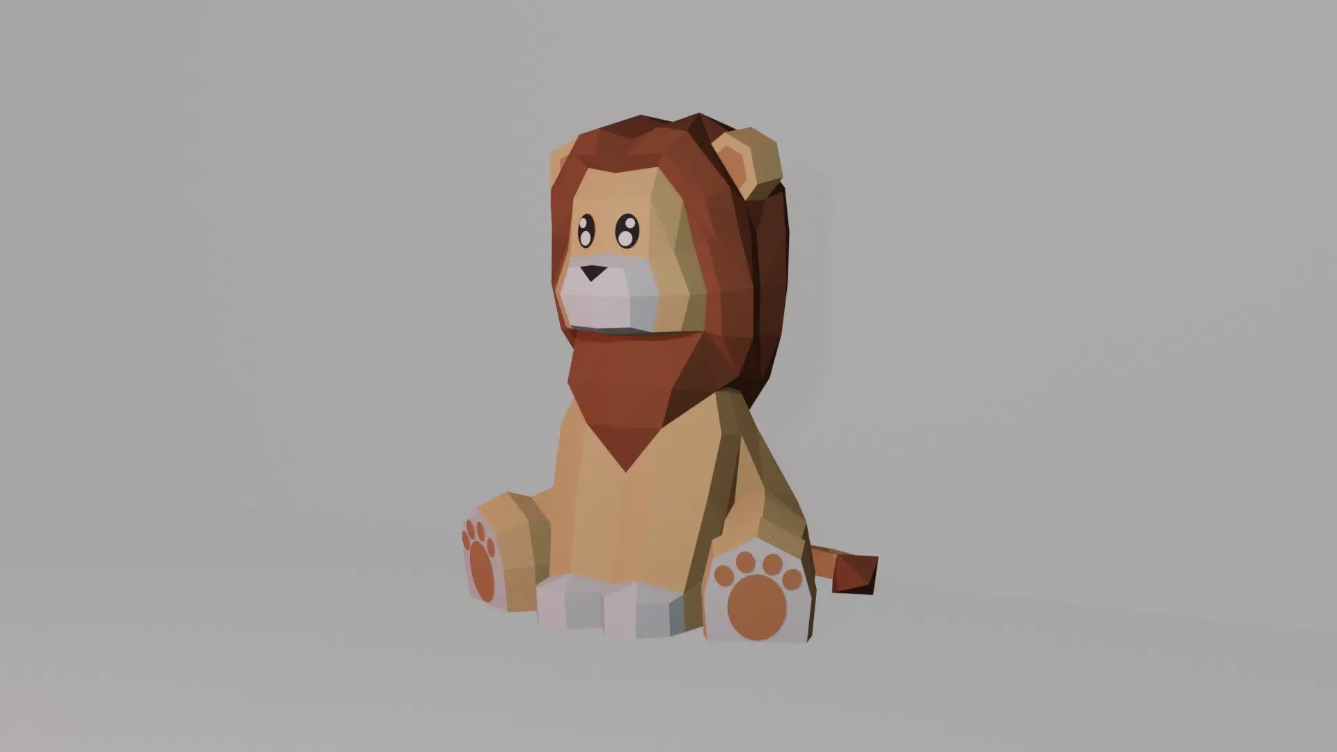 Lion en papercraft 3D – Image 2