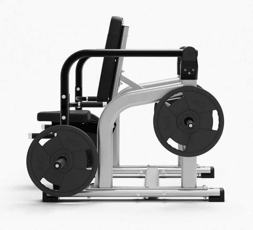 Shrug machine trapèze assis debout iso-latérale charge libre EXIGO 3080-1 – Image 2