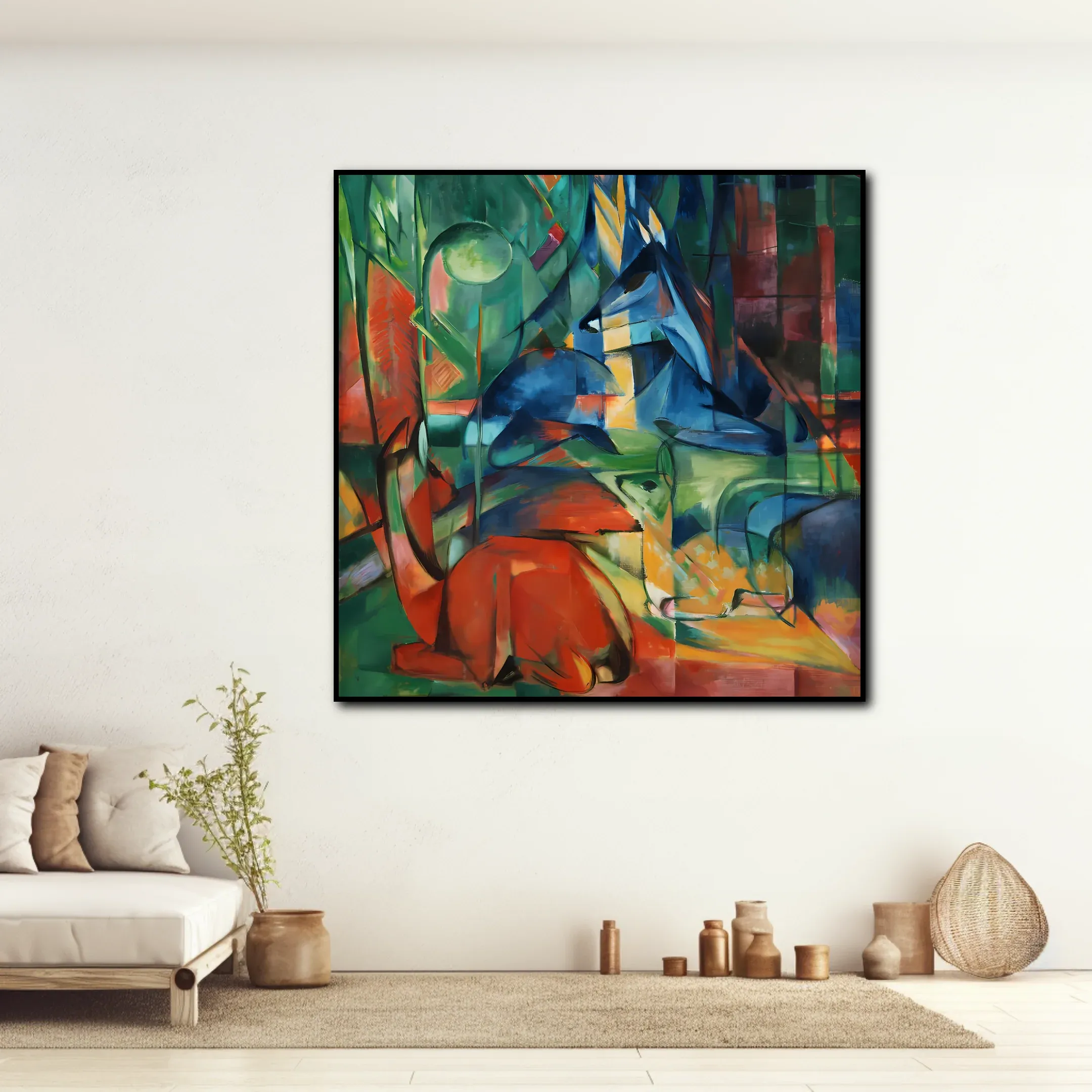 Cerf dans la forêt - Franz Marc – Image 2