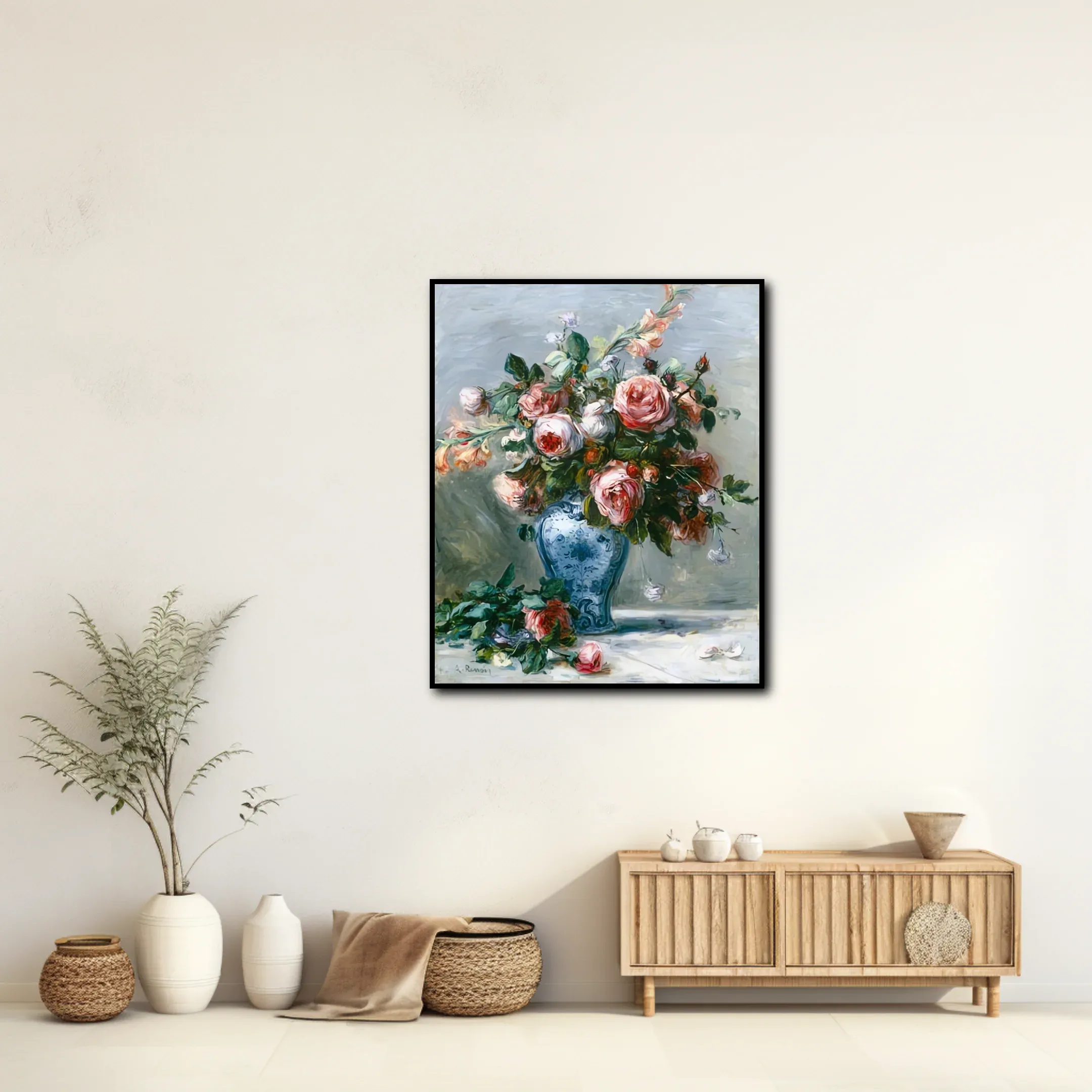 Vase de roses - Pierre-Auguste Renoir – Image 2
