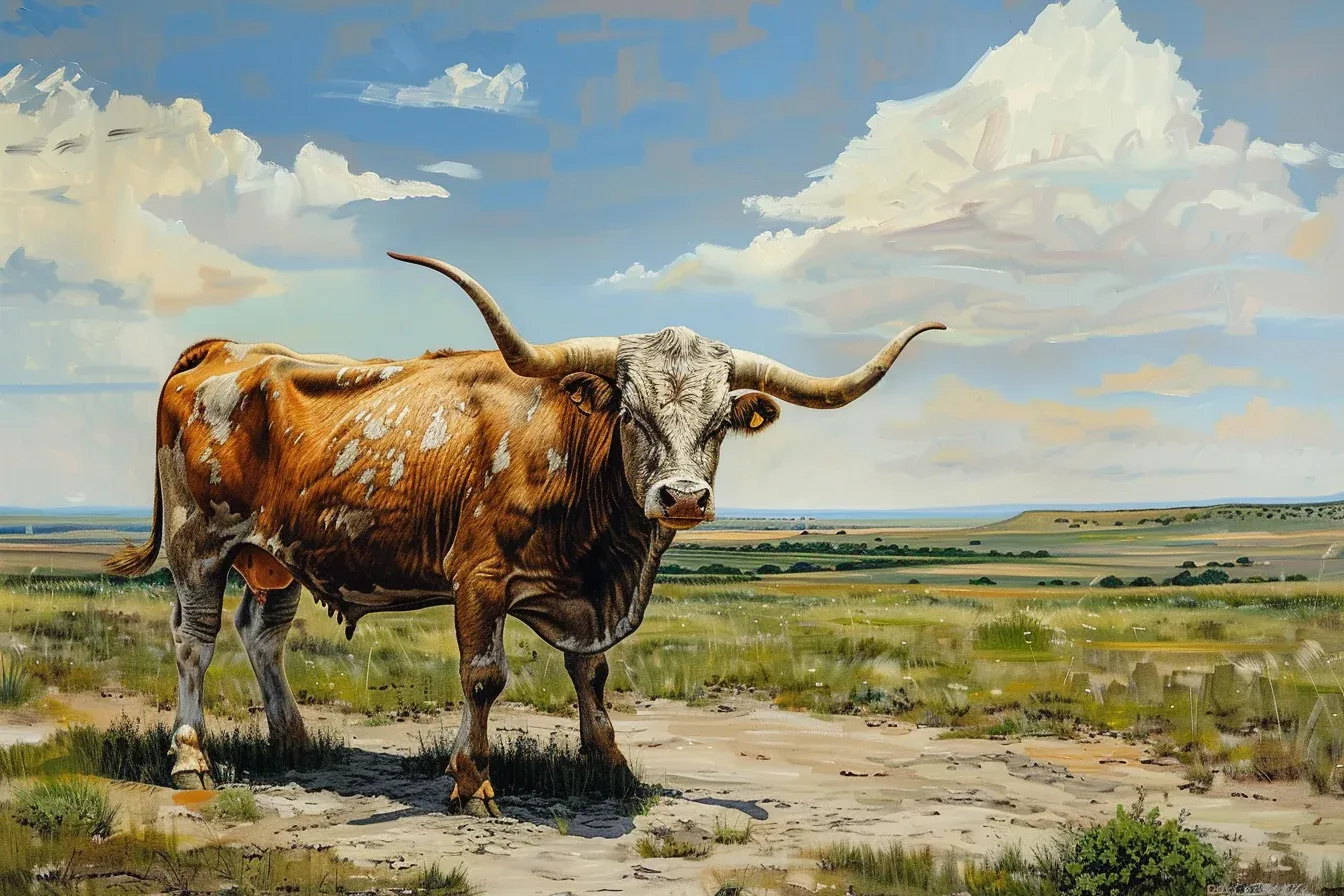 Tableau Texas Longhorn – Image 3