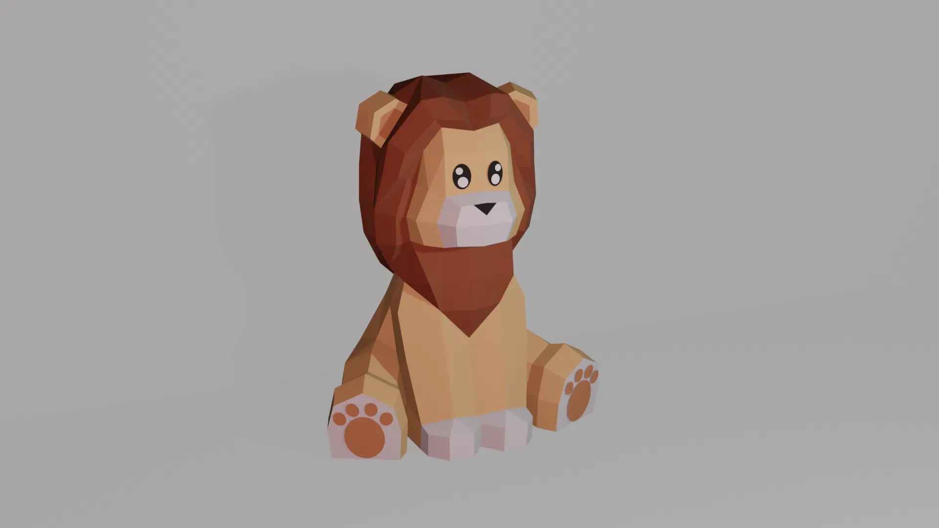 Lion en papercraft 3D – Image 3