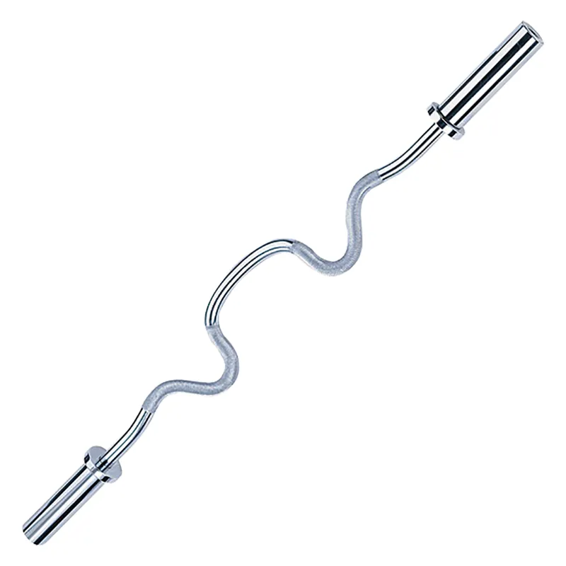 Barre biceps triceps COMBO curl olympique 120cm diamètre 51 mm – Image 2