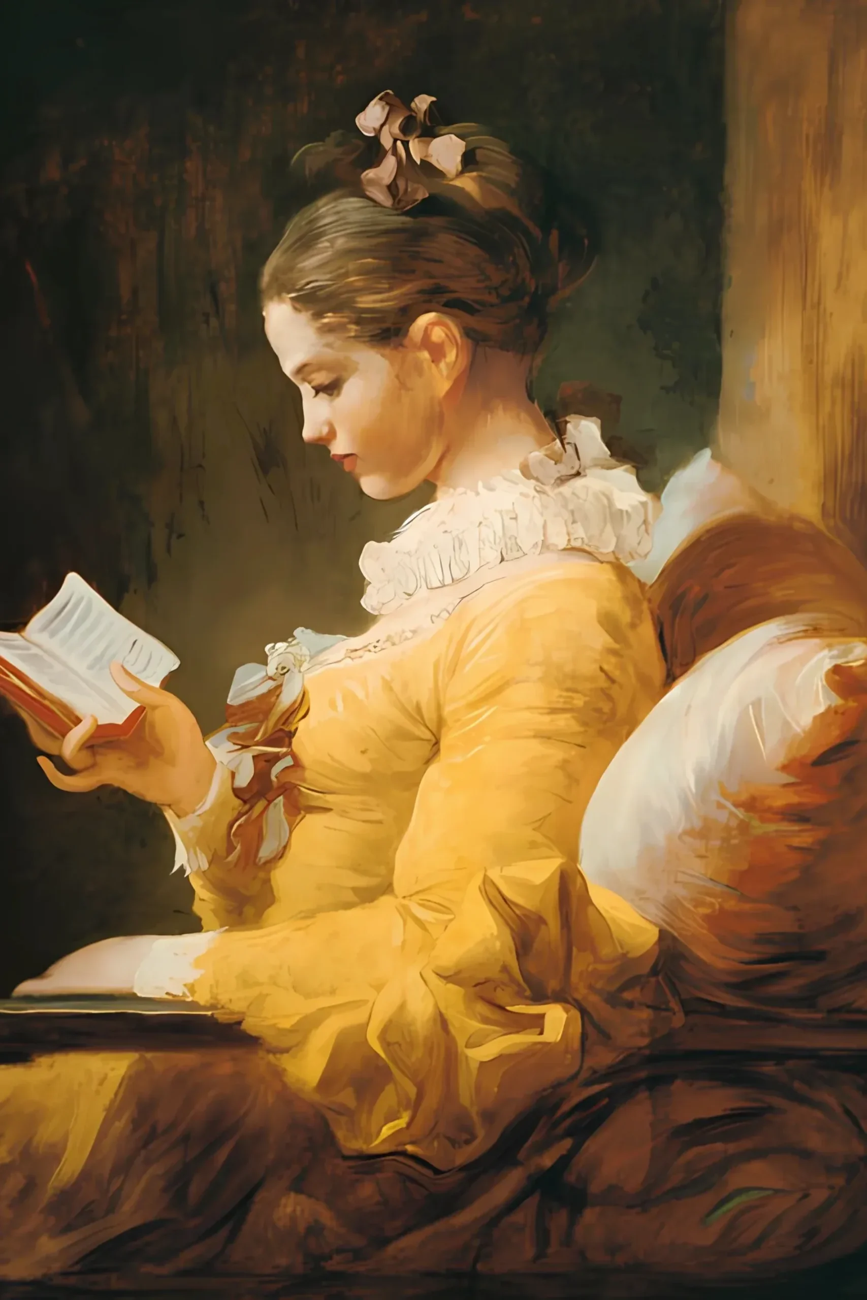 Jeune fille lisant - Jean Honoré Fragonard – Image 3