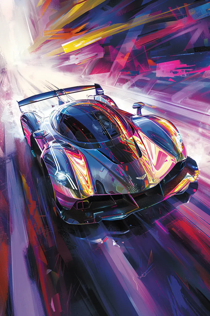 Tableau Voiture de Sport Futuriste – Image 3