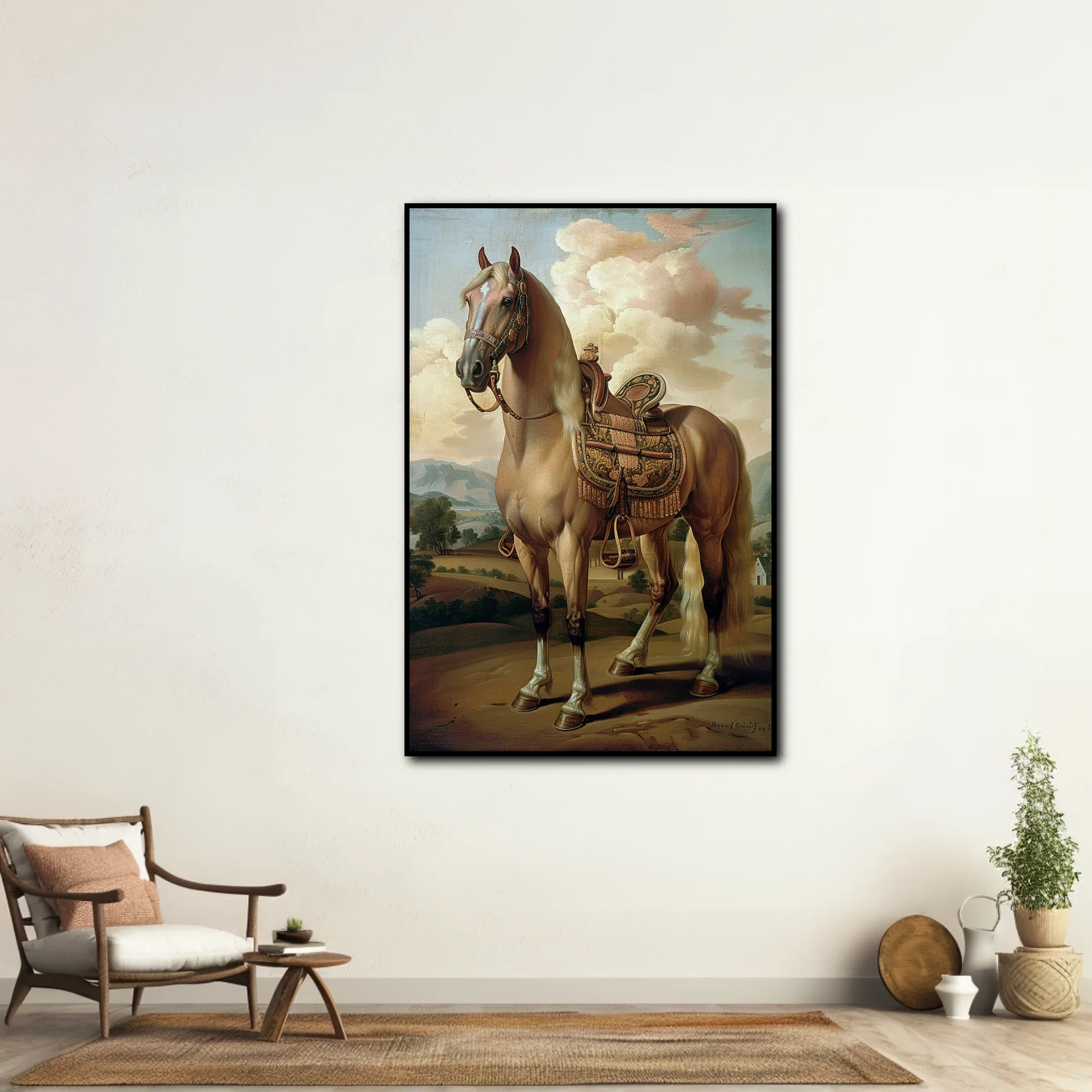 Tableau Ancien Cheval – Image 2