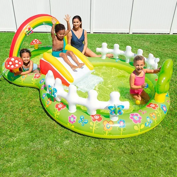 Aire de jeux gonflable Mon jardin Intex
