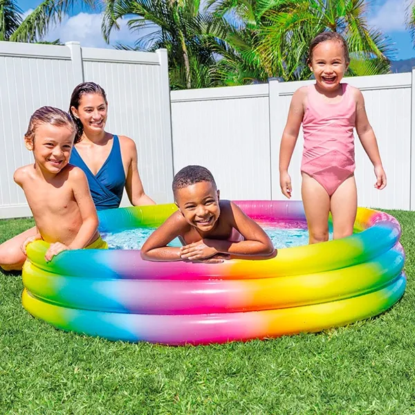 Petite piscine Rainbow gonflable Intex