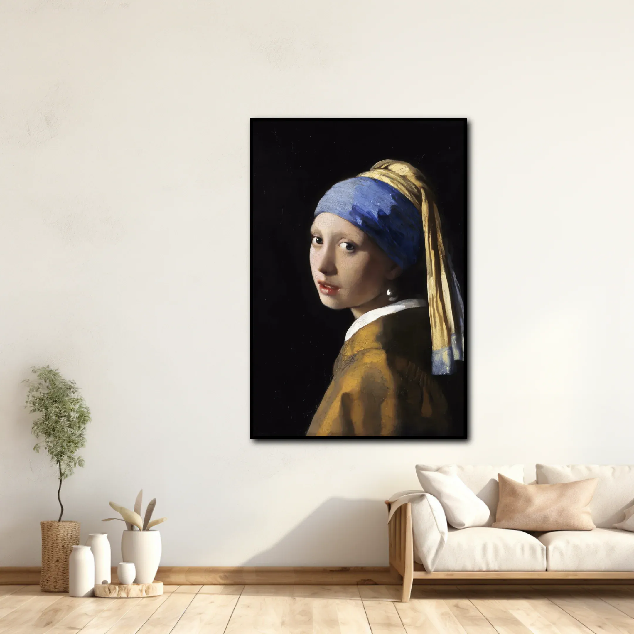 Jeune fille à la perle - Johannes Vermeer – Image 2
