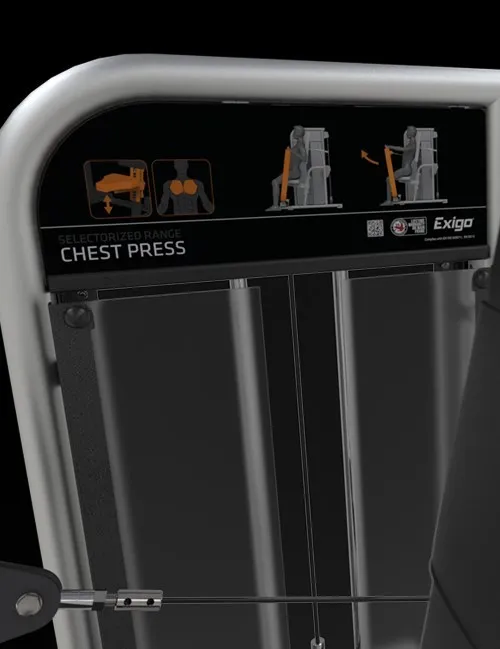 Adducteurs abducteurs machine EXIGO FITNESS 1160-1 – Image 5