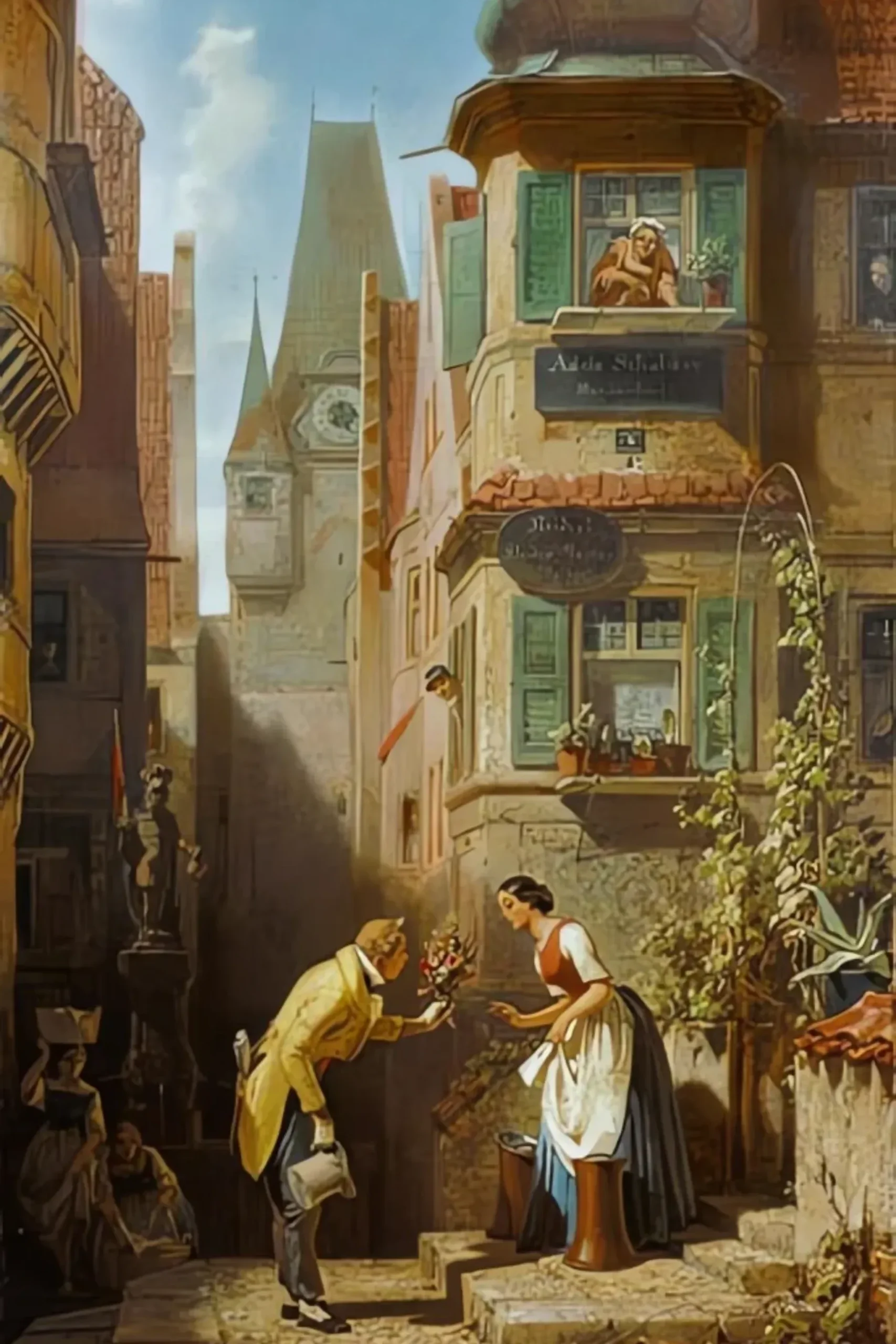 Le mariage éternel - Carl Spitzweg – Image 3