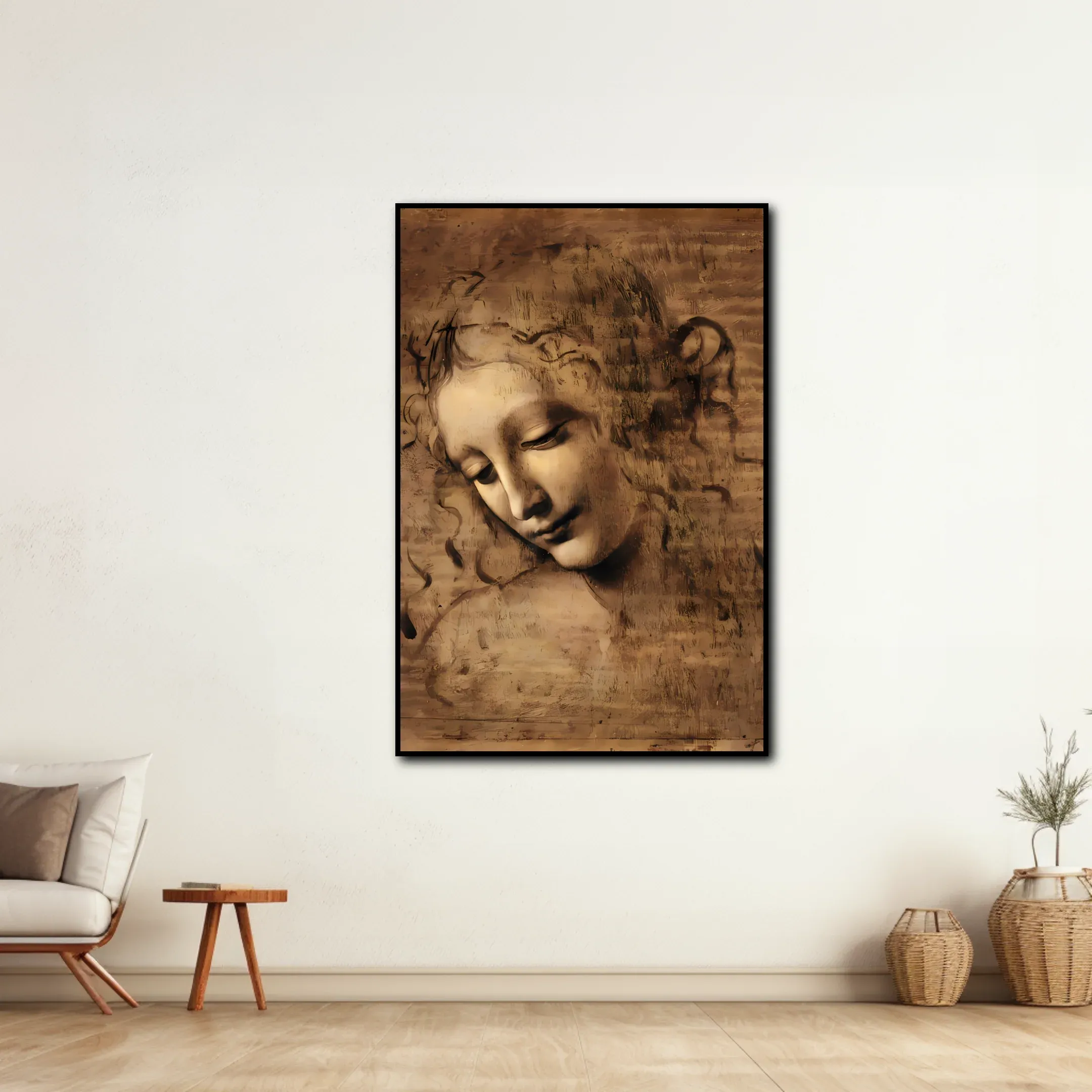 Etude d'une tête de femme - Léonard de Vinci – Image 2