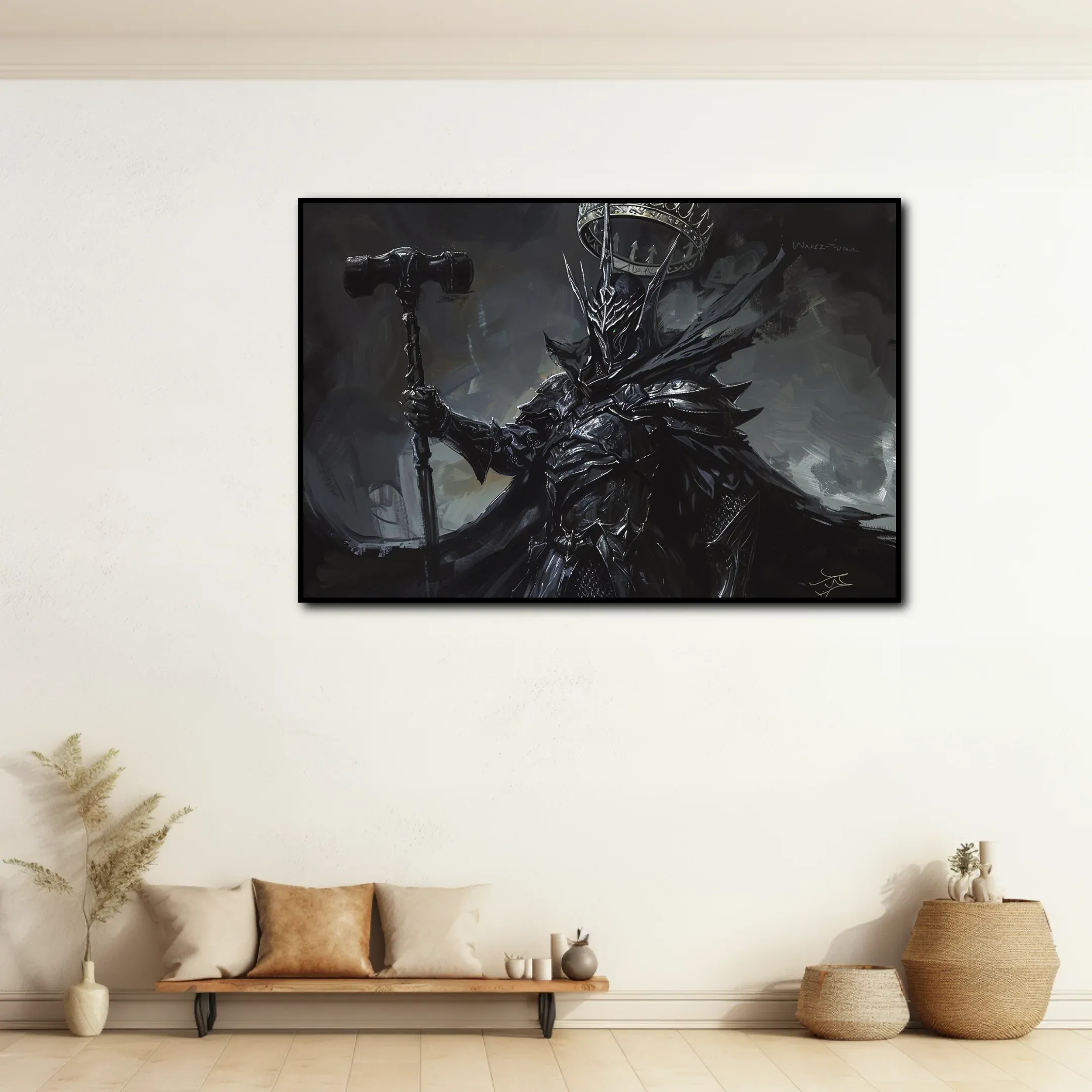 Tableau Seigneur des Anneaux Le Roi Sorcier – Image 2