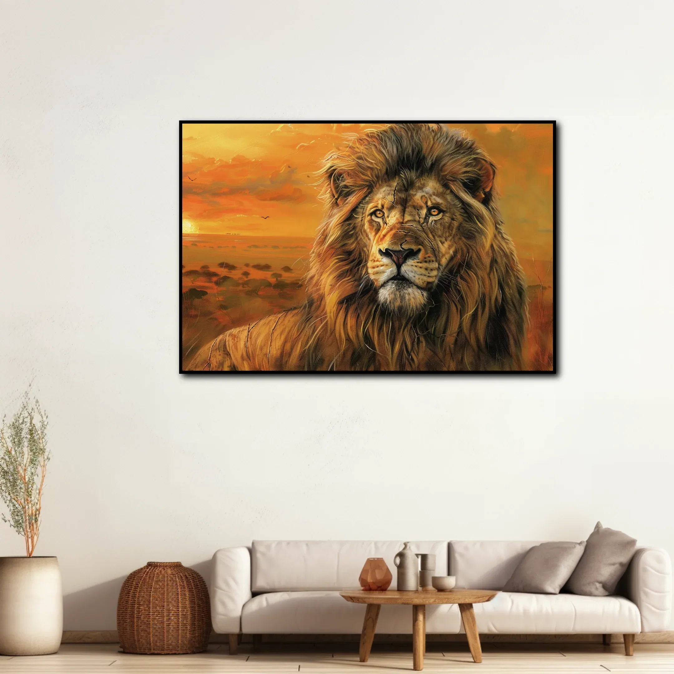 Tableau Vieux Lion – Image 2