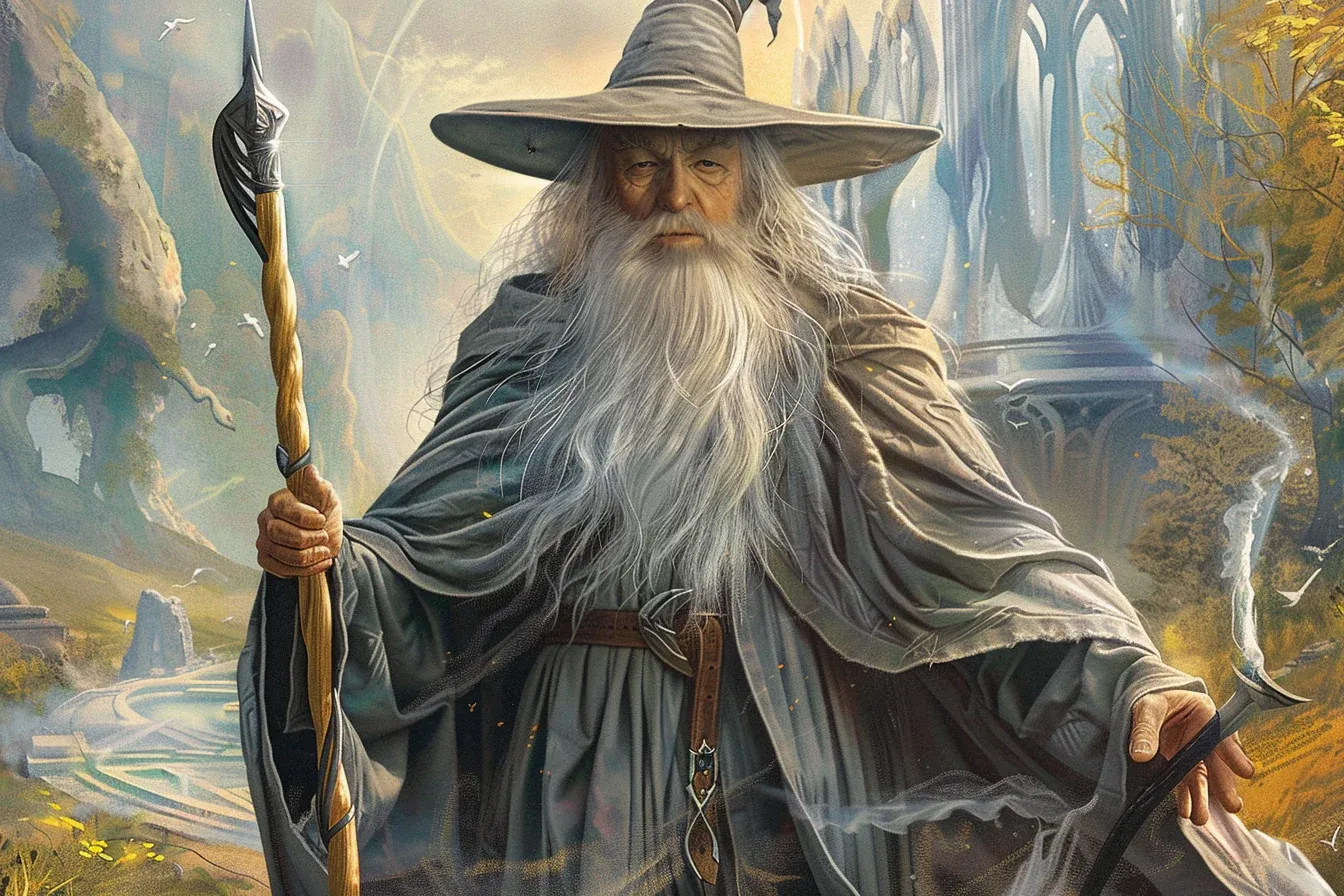 Tableau Seigneur des Anneaux Gandalf – Image 3