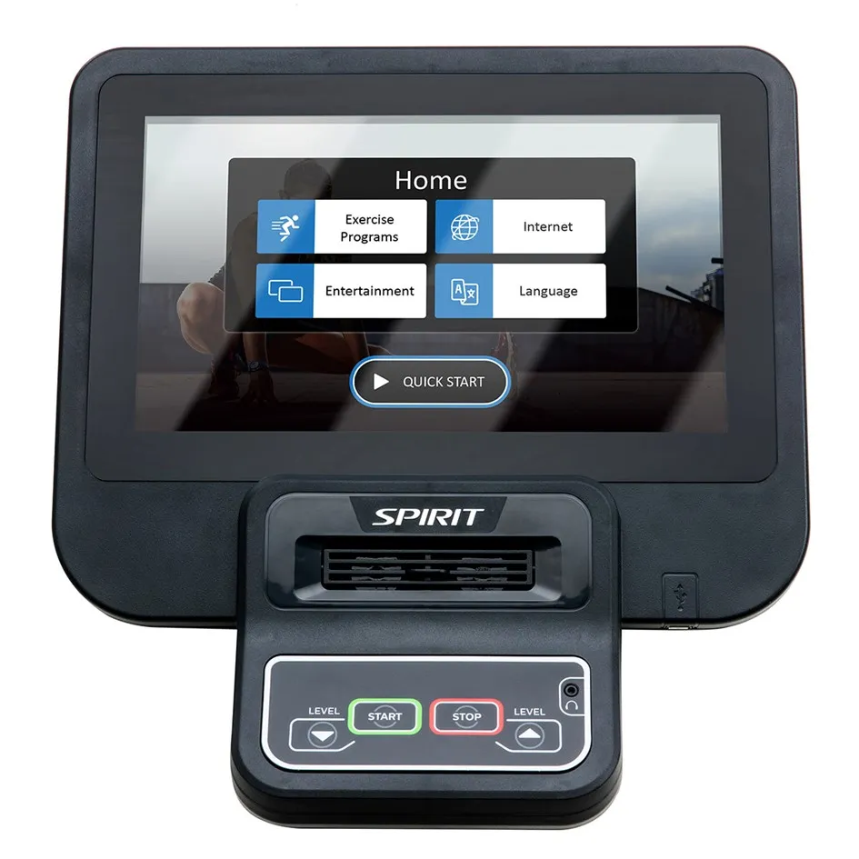 Vélo semi allongé écran tactile TV multimédias CR800ENT SPIRIT FITNESS – Image 5