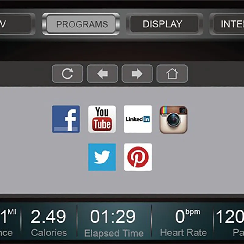 Vélo semi allongé recumbent écran tactile TV CR900TFT SPIRIT FITNESS – Image 7