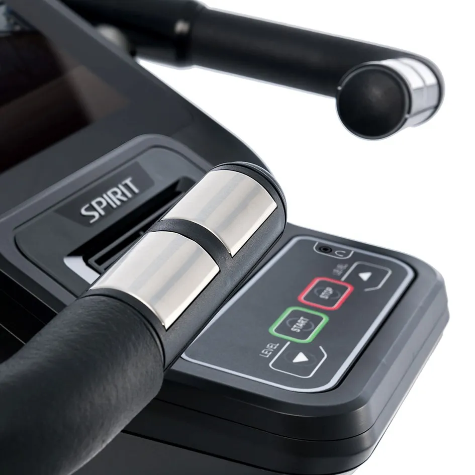 Vélo droit entrainement cardio training écran TFT multimédias SPIRIT FITNESS CU800ENT – Image 6