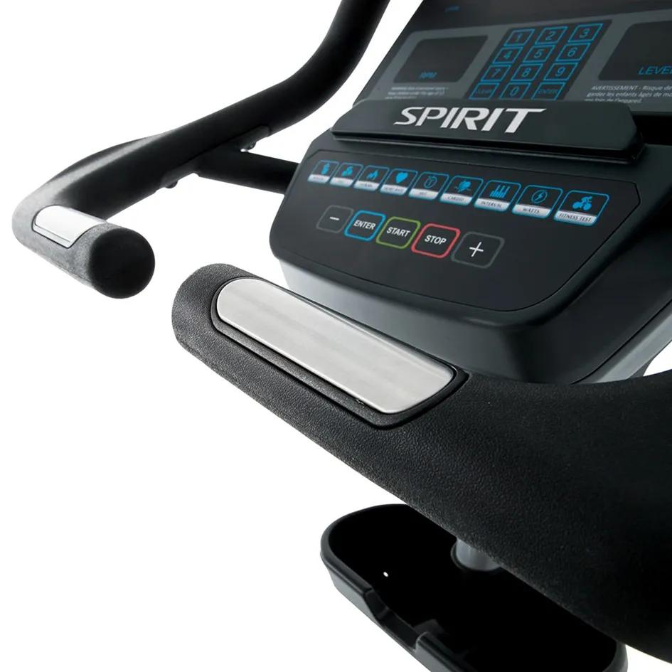 Vélo droit cardio training autoalimenté CU900LED SPIRIT FITNESS – Image 5