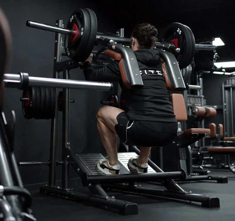 Appareil Leverage Squat mollets debout charge libre Exigo Fitness 3129-1 – Image 2