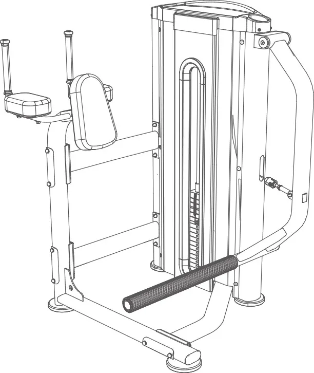 GLUTEUS MACHINE FESSIERS L330B BH FITNESS – Image 4