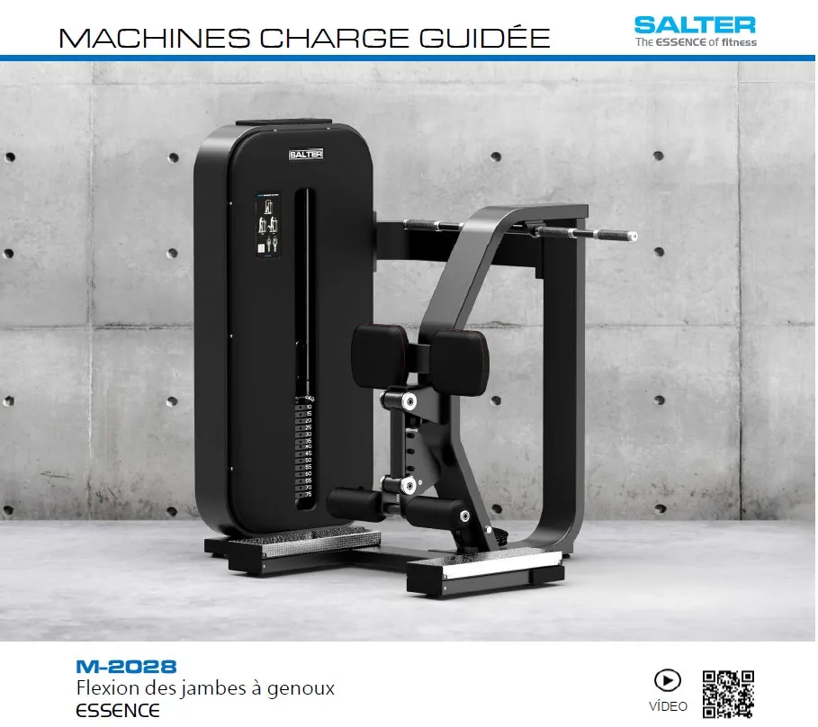Leg curl ischio jambiers machine en position debout ligne ESSENCE de SALTER Référence M-2028