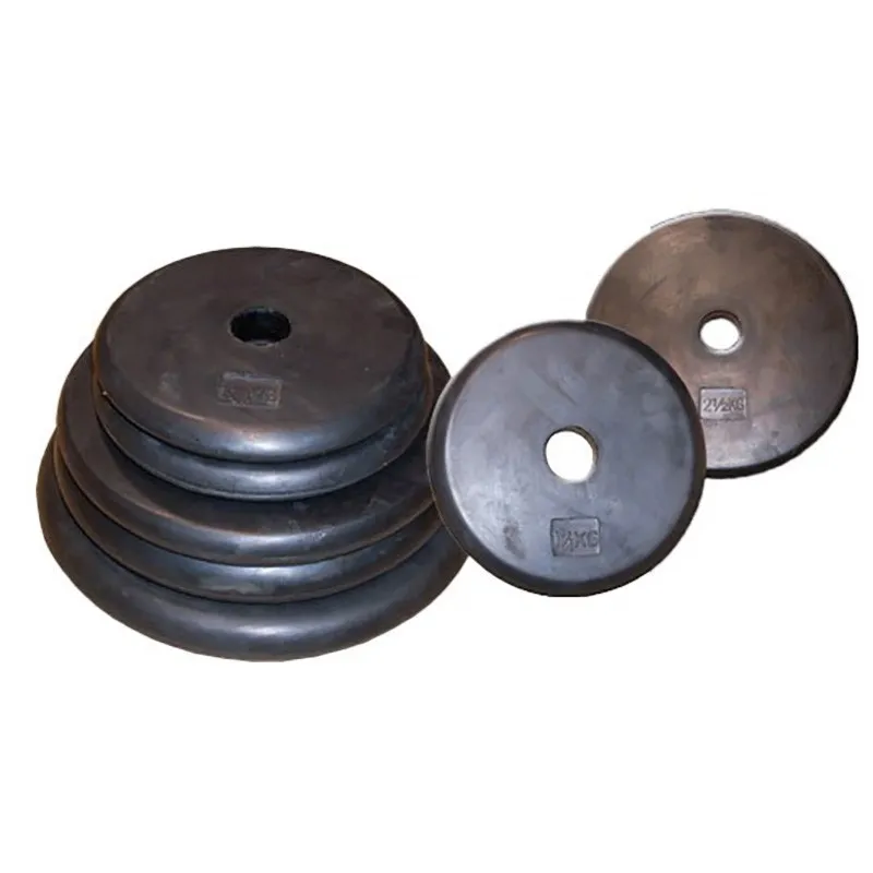 Disques de musculation caoutchouc standard alésage 25mm