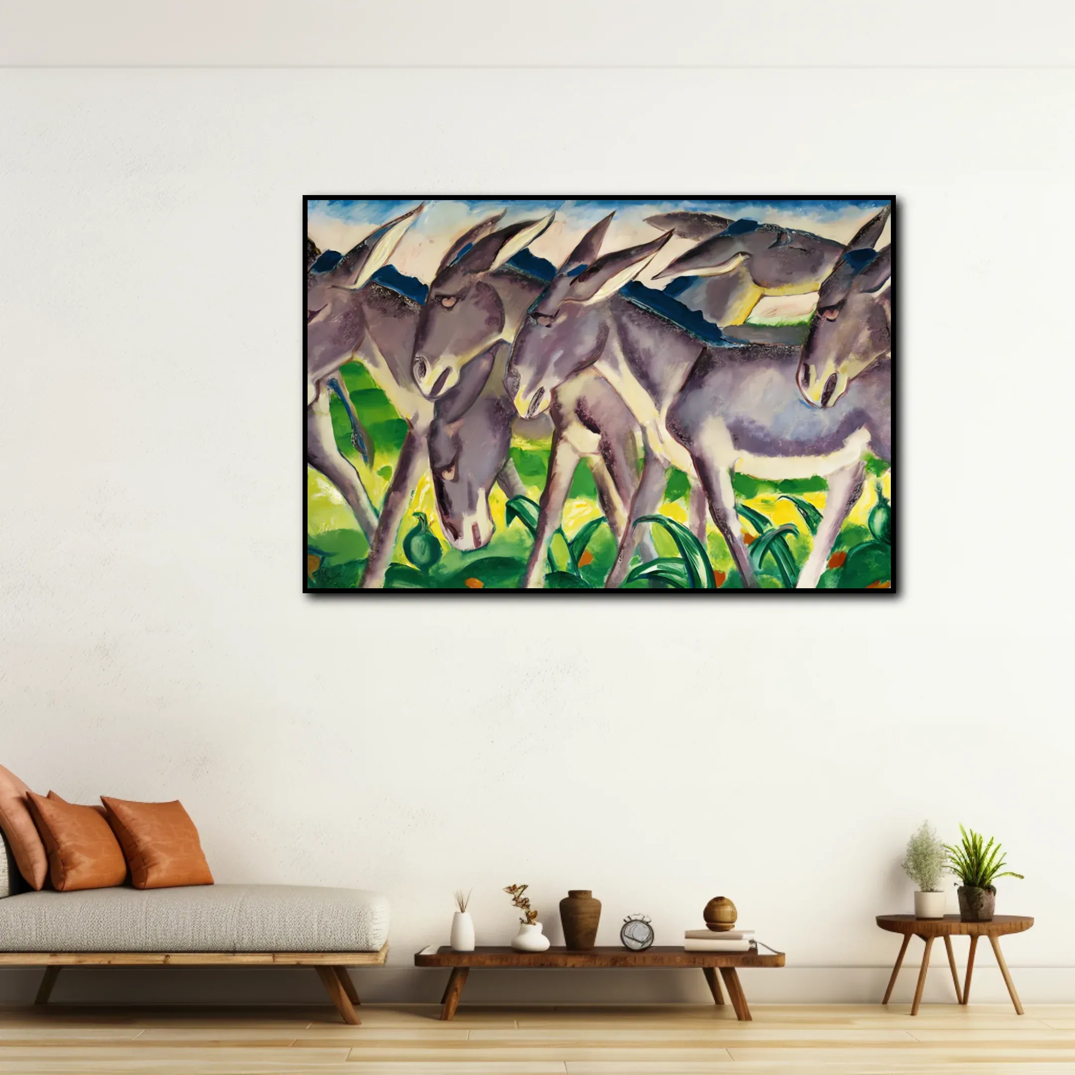 Fresque d'ânes - Franz Marc – Image 2