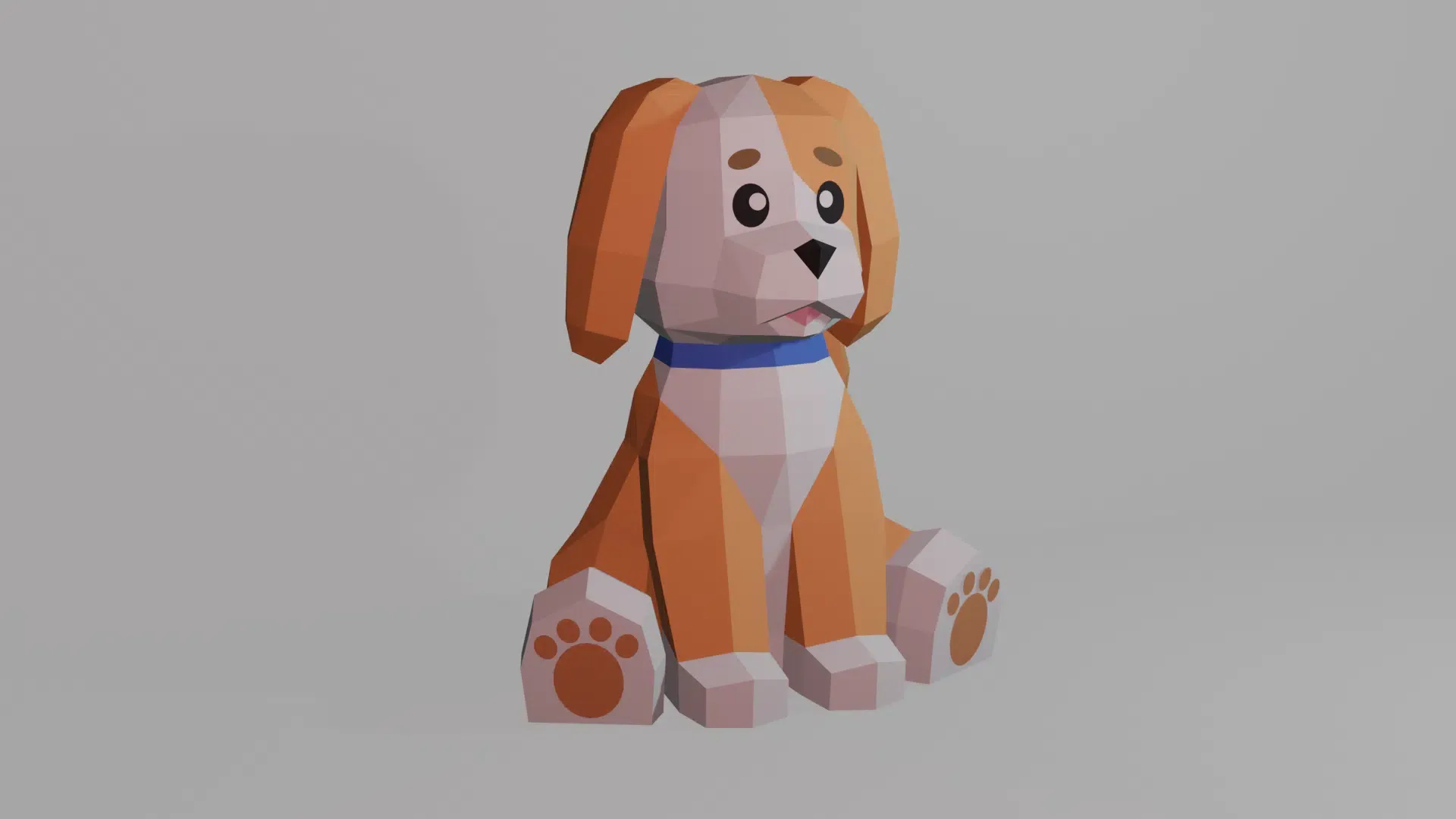 Chiot en papercraft 3D – Image 3