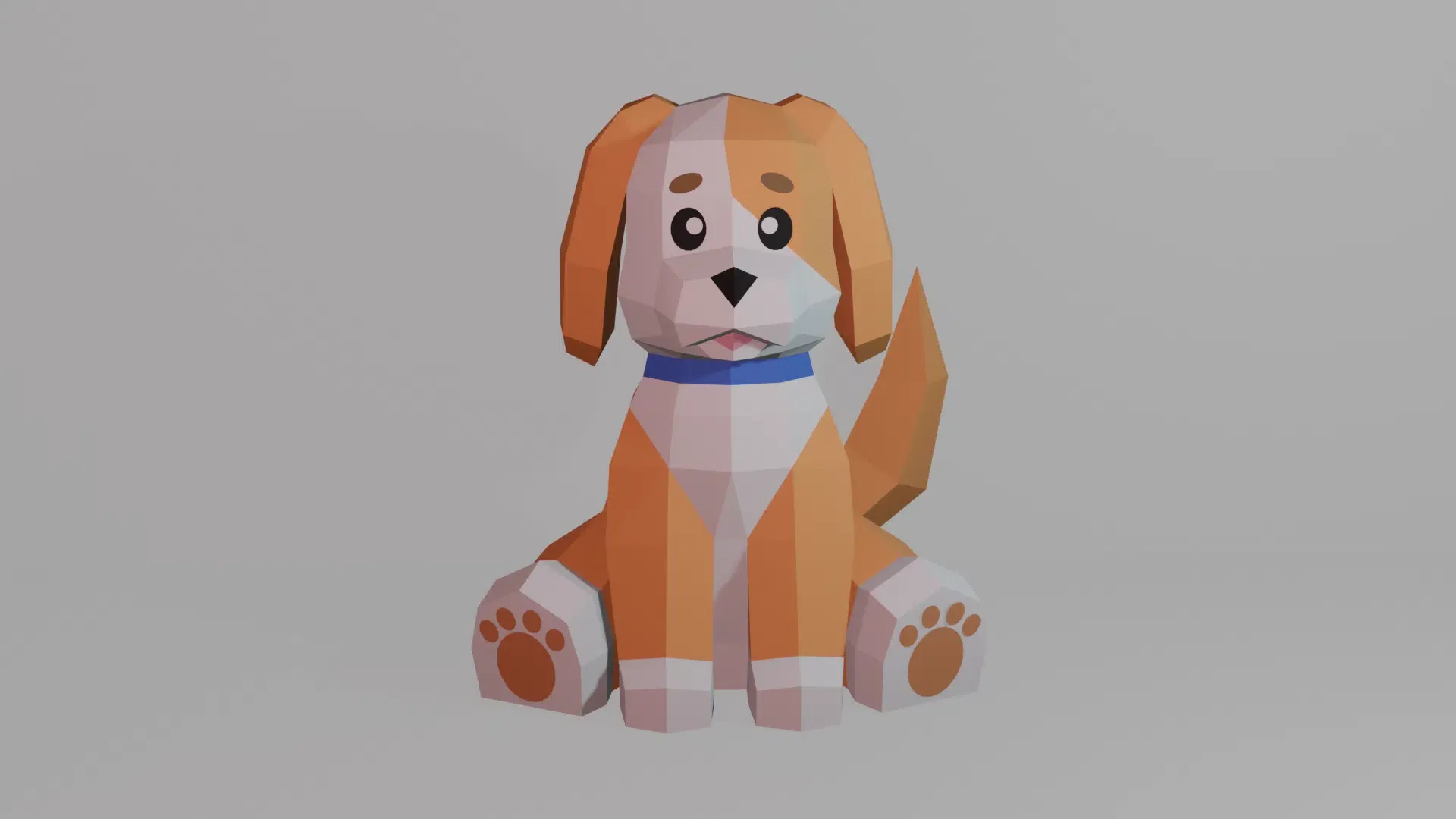 Chiot en papercraft 3D – Image 2