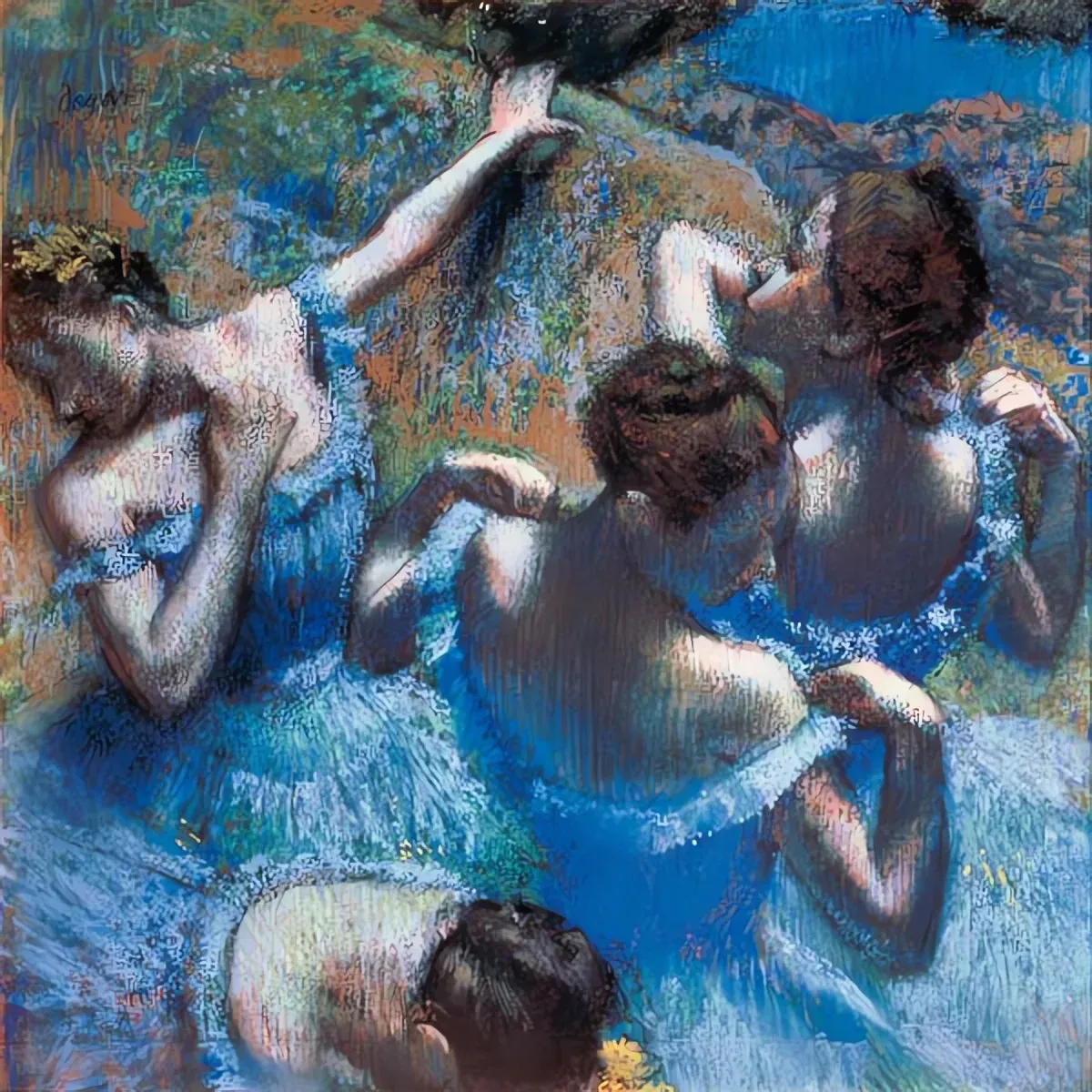 Danseuses en bleu - Edgar Degas – Image 3