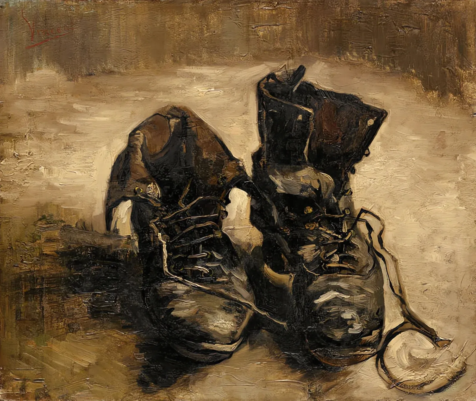 Vieux souliers aux lacets - Vincent Van Gogh – Image 3