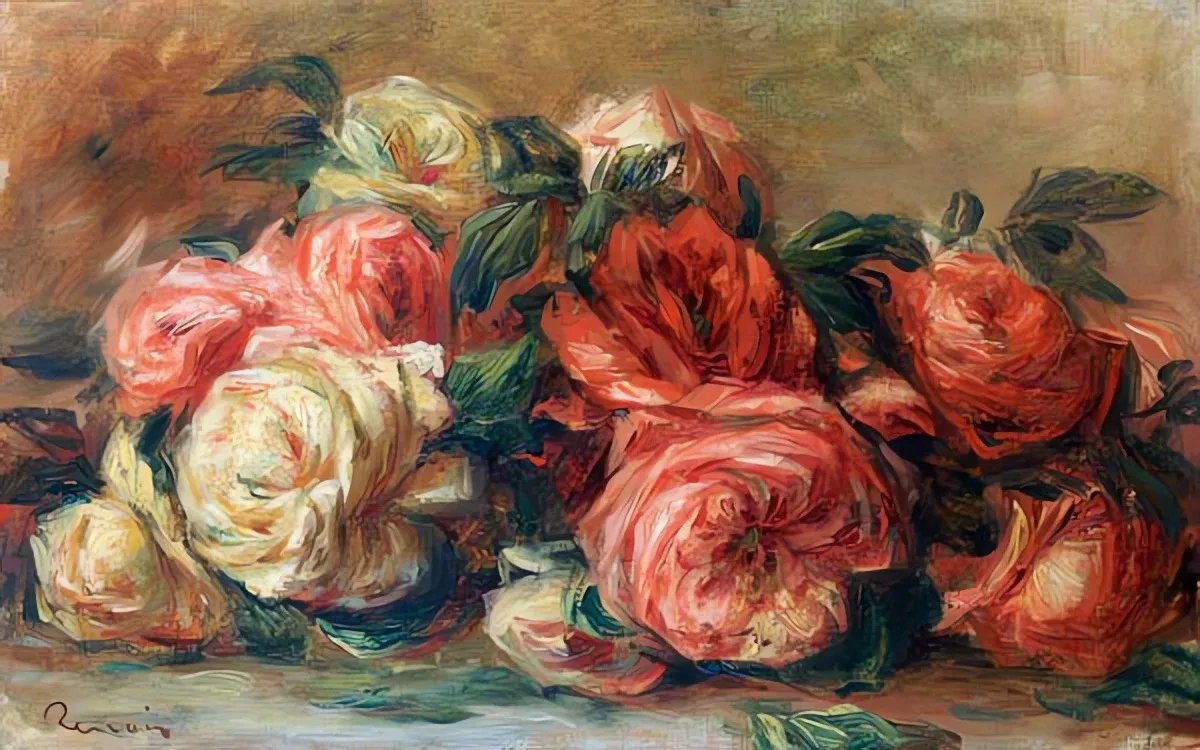 Roses écartées - Pierre-Auguste Renoir – Image 3