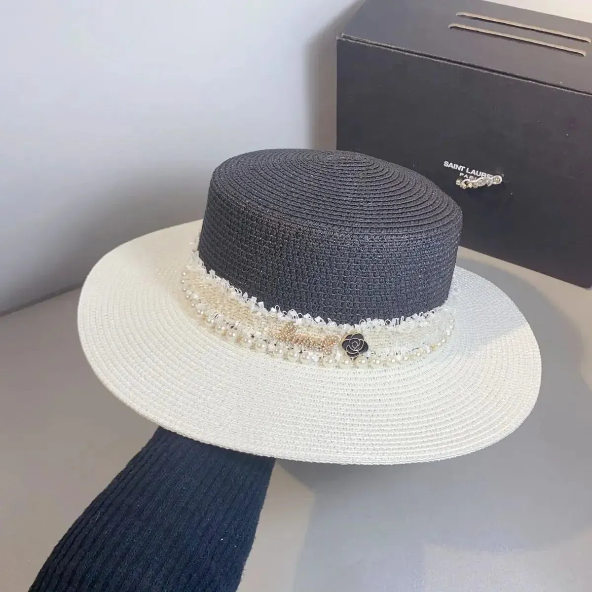 Chapeau de paille blanc – Image 4