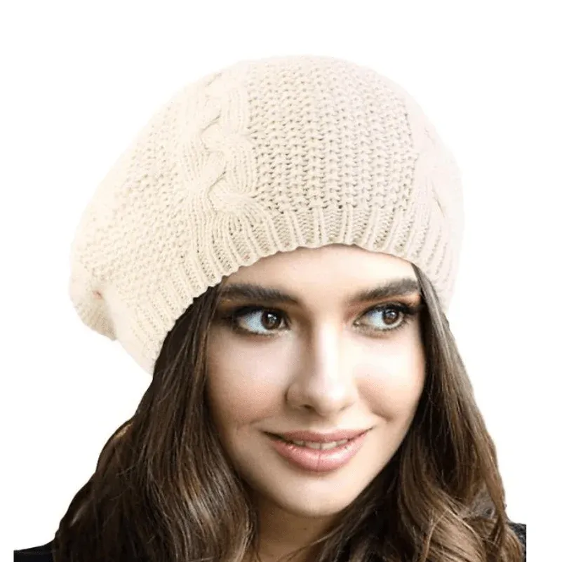 Bonnet d’hiver pour femme en tricot doux et tendance – Image 7