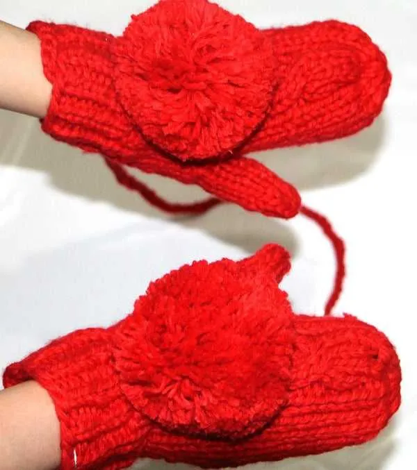 Chapeau avec écharpe et gants – Image 2