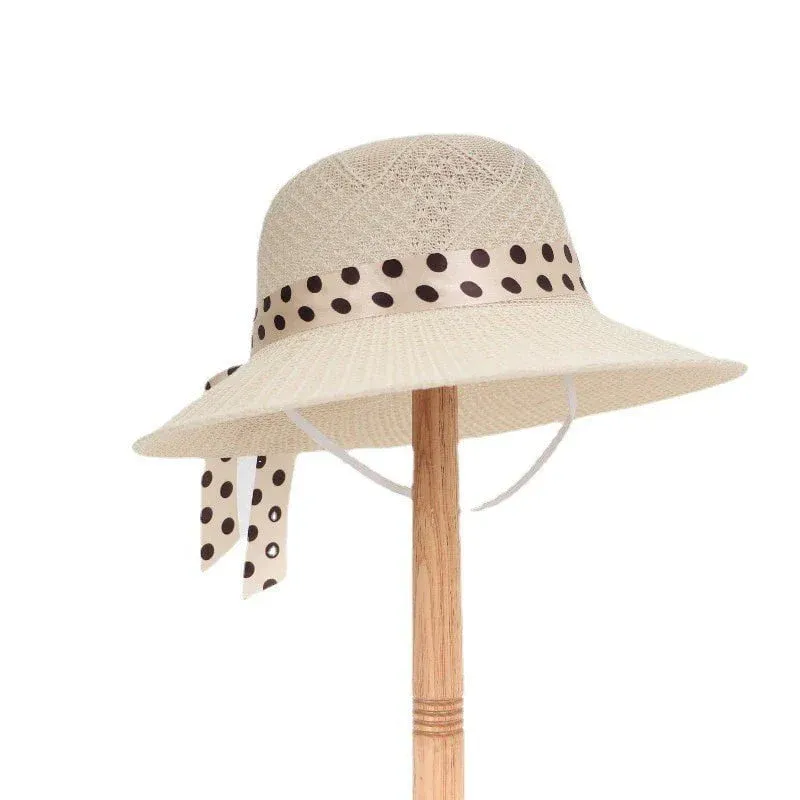 Chapeau de paille avec nœud papillon – Image 6