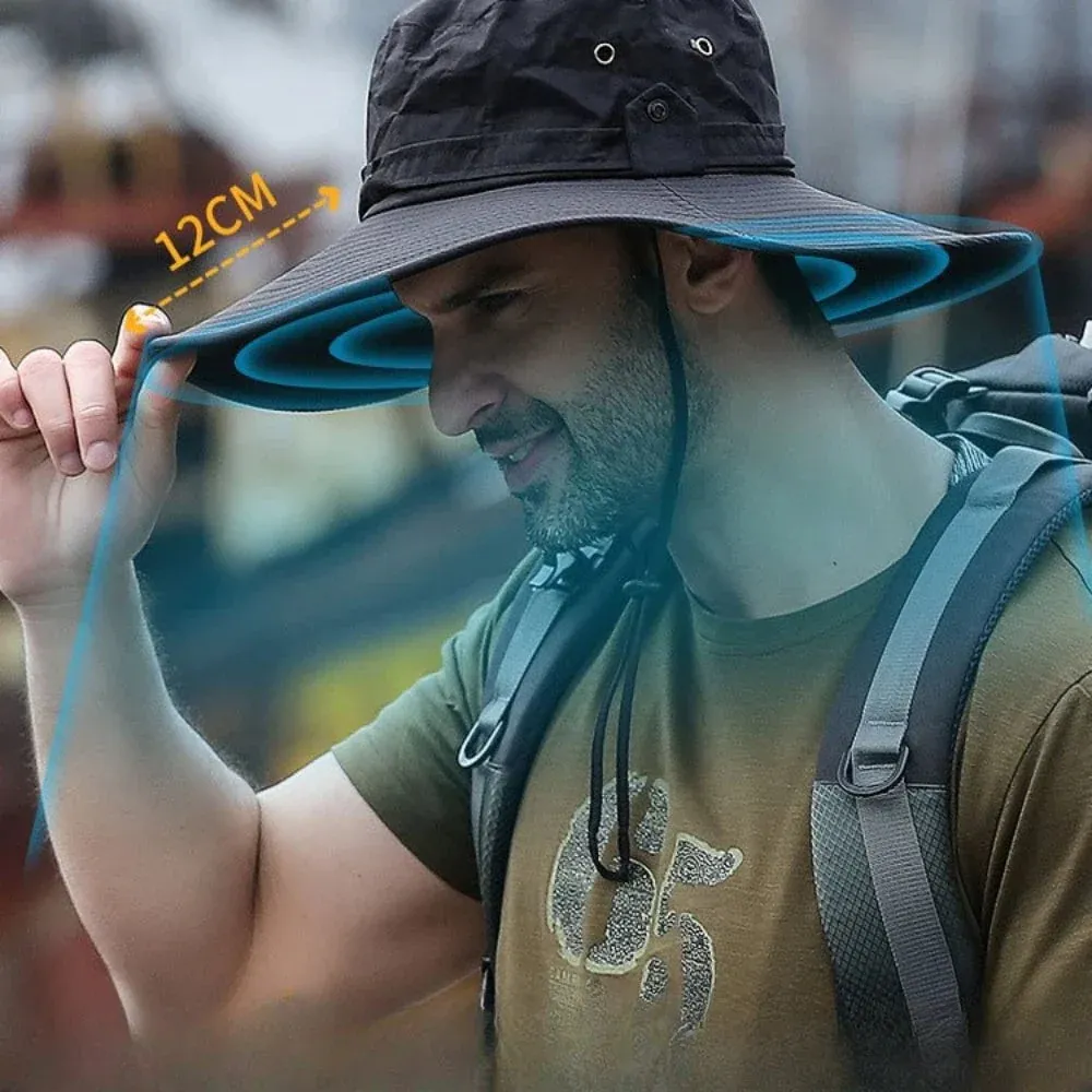 Chapeau de pêche homme randonnée – Image 2