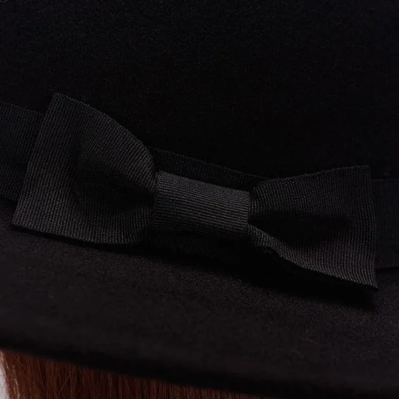 Chapeau en laine à bord large – Image 8