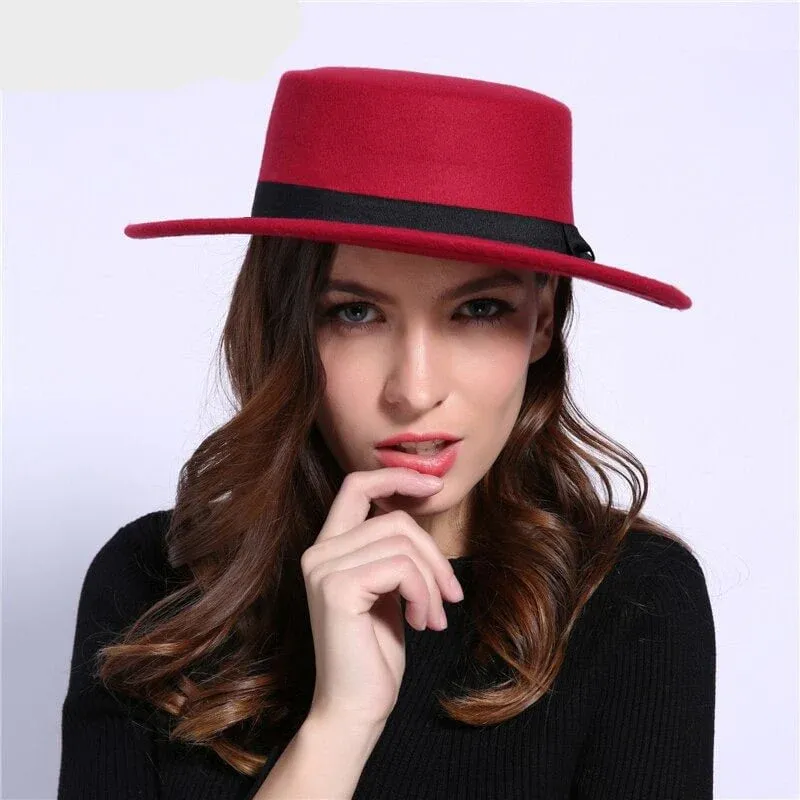 Chapeau Fedora jazz en laine