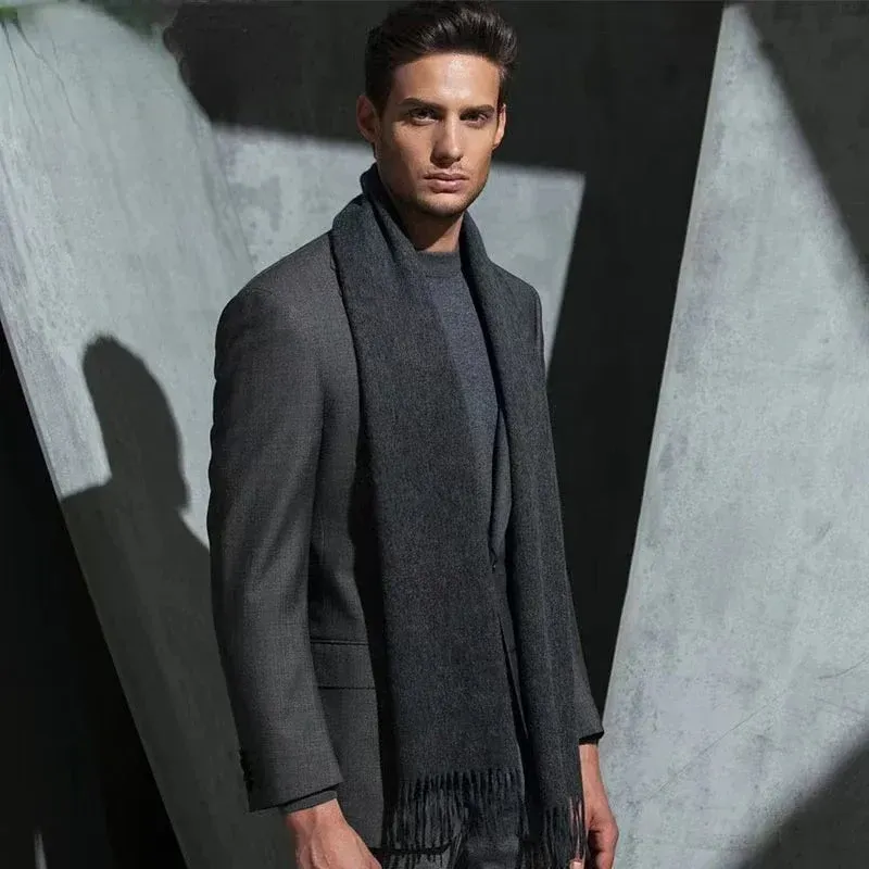 Écharpe homme 100% laine