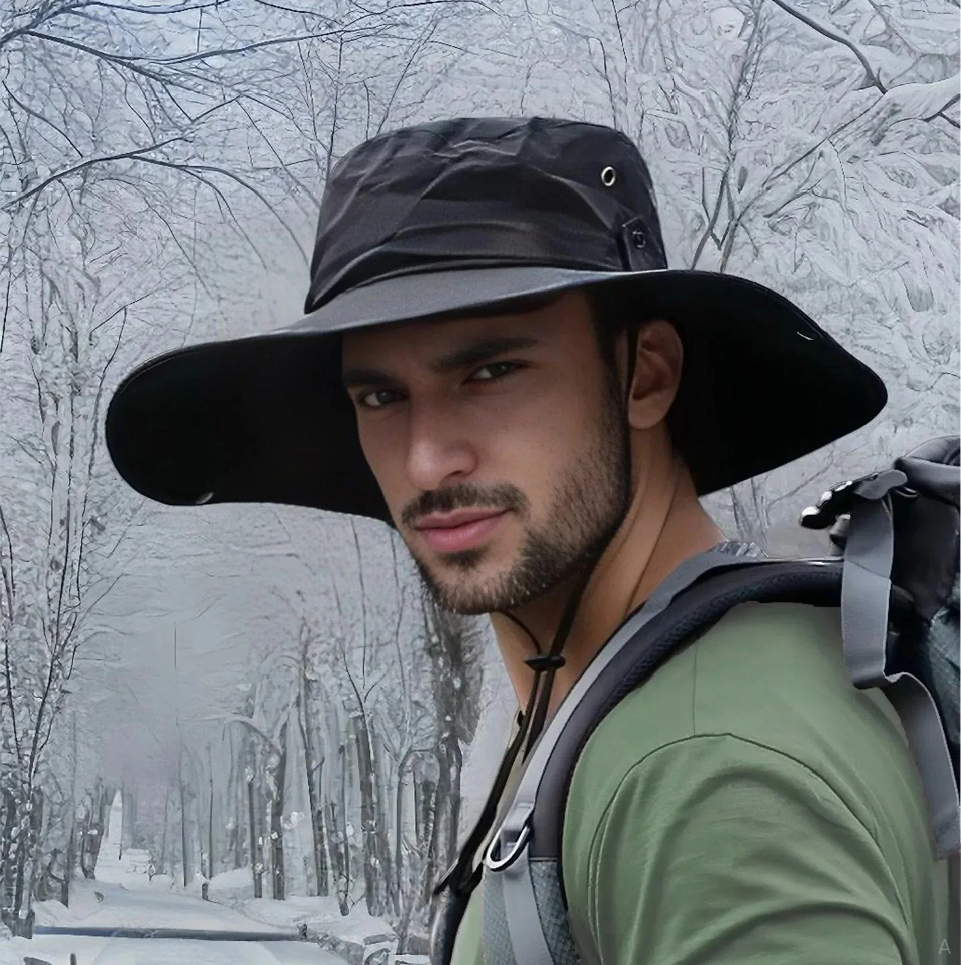Chapeau de pêche homme randonnée – Image 4