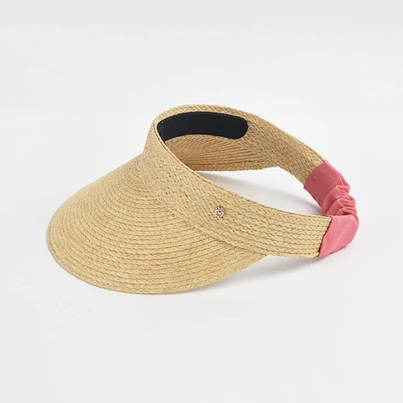 Visière large en paille – Image 2