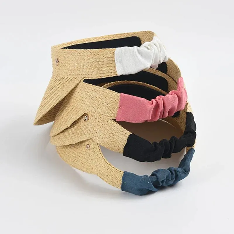 Visière large en paille – Image 3