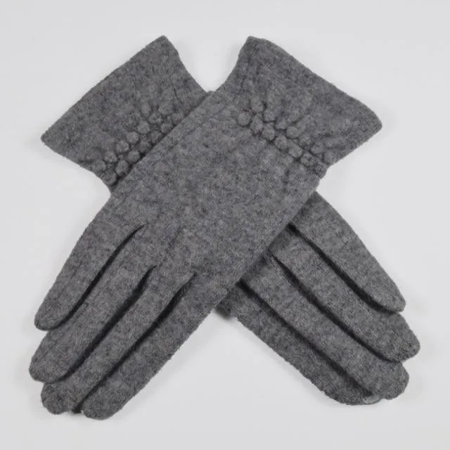 Gants de laine doux élégant chaud écran tactile – Image 7